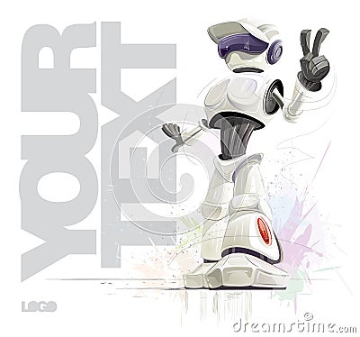 Robot Vector Illustration