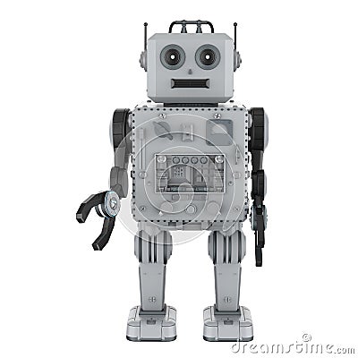 Robot tin toy Stock Photo