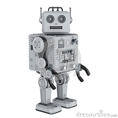 Robot tin toy Stock Photo