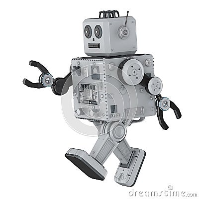 Robot tin toy Stock Photo