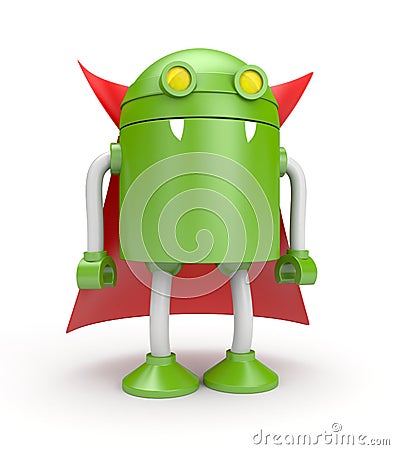 Robot vampire Cartoon Illustration