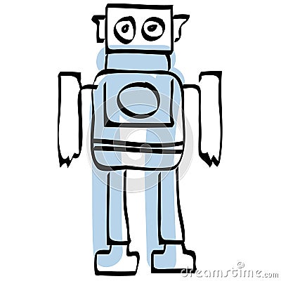 Robot vector Vector Illustration