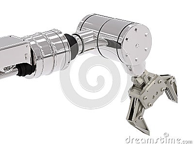 Robotic arm Stock Photo