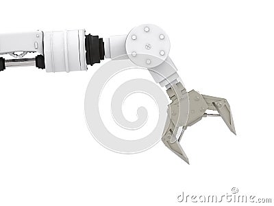 Robotic arm Stock Photo