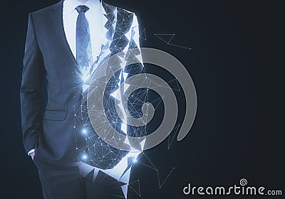 Robotics and innovation concept Stock Photo