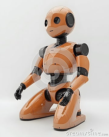 Robots are machines that humans have created to perform tasks that we program them to do. They are designed to come in variety of Stock Photo