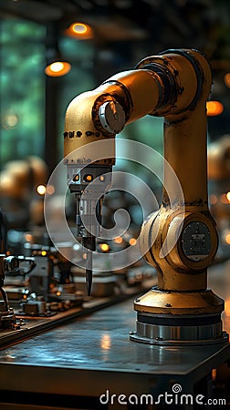 Robots are machines that humans have created to perform tasks that we program them to do. They are designed to come in variety of Stock Photo