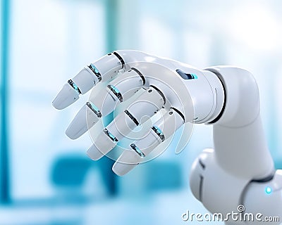 Robots are machines that humans have created to perform tasks that we program them to do. They are designed to come in variety of Stock Photo