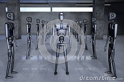 Robots Stock Photo
