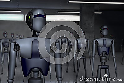 Robots Stock Photo