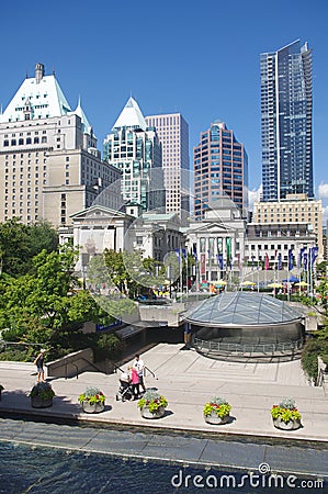 Robson Square Editorial Stock Photo