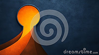 Robust Encryption and Protected Access: A Visionary Image Emphasizing Digital Security Stock Photo