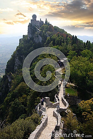 Rocca della Guaita Stock Photo