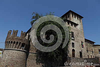 Rocca Sanvitale Or Castello Di Fontanellato, Emilia Romagna. Italy Stock Photo