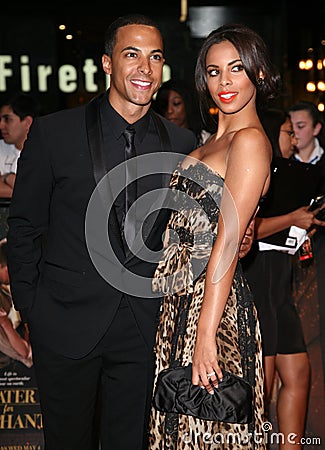 Marvin Humes,Rochelle Wiseman Editorial Stock Photo