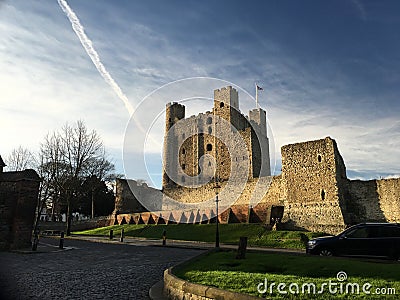 Rochester Castle Editorial Stock Photo