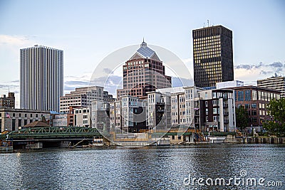 Rochester NY downtown Stock Photo