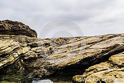 Rock Background. Stock Photo