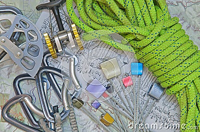 Rock Climbing Stock Photo