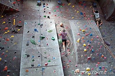 Rock Climbing Editorial Stock Photo