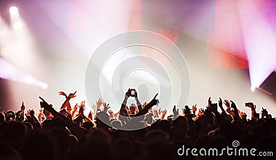 Rock concert Stock Photo