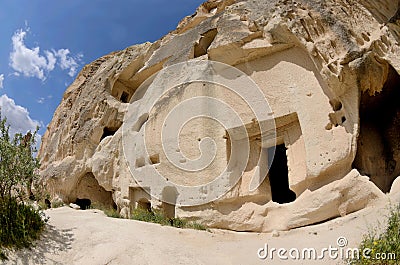 Rock cut church in Sword Valley, Cappadocia,famous landmark,Turkey Stock Photo