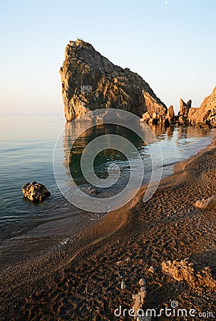 Rock Diva, Simeiz, Crimea, Ukraine Stock Photo