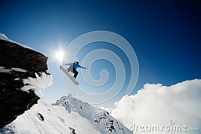 Rock drop Stock Photo