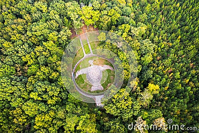 Rock Eagle, Putnam County, Georgia, USA Stock Photo