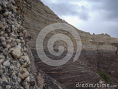 Rock formations rock boulder in Serra da Capivara par Stock Photo