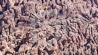 Rock formations in Dades Gorges, Morocco Stock Photo