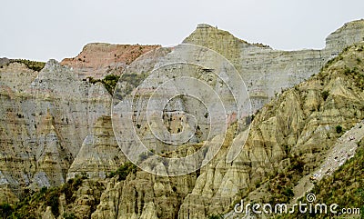 Rock formations near La Paz in Bolivia Stock Photo