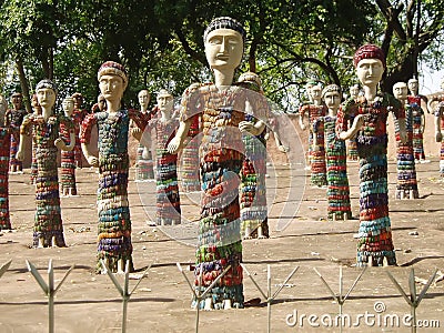 The Rock Garden Chandigarh India Stock Photo