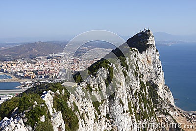 Rock of Gibraltar Stock Photo