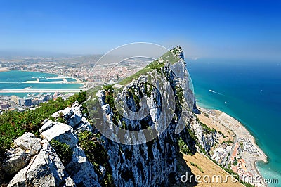 Rock of Gibraltar Stock Photo