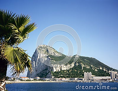 Rock of Gibraltar Stock Photo