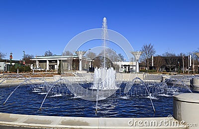 Rock Hill Fountain Park Editorial Stock Photo