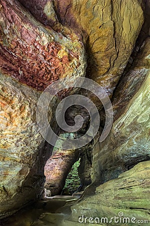 Rock House Cave Stock Photo