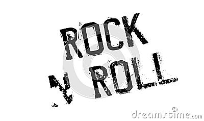 Rock N Roll rubber stamp Vector Illustration