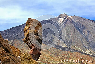 A rock near El Teide Stock Photo