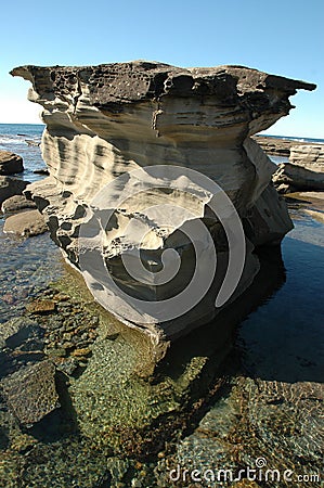 Rock Pools Sydney Stock Photo