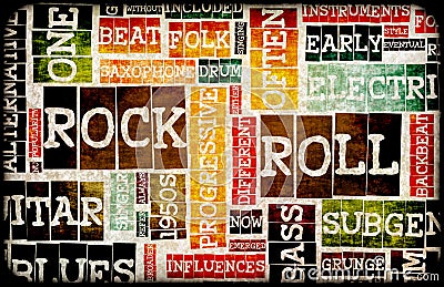 Rock and Roll Stock Photo