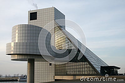 Rock And Roll Hall Of Fame Stock Photo