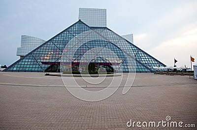 Rock & Roll Hall of Fame Editorial Stock Photo