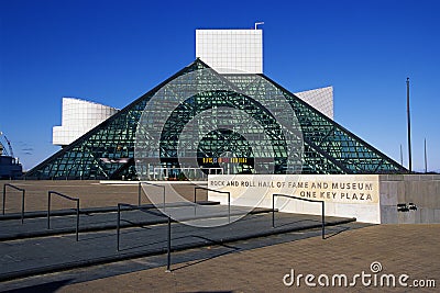 Rock & Roll Hall of Fame Editorial Stock Photo
