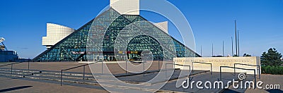 Rock and Roll Hall of Fame Museum, Cleveland, OH Editorial Stock Photo