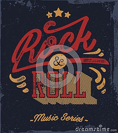 Rock and Roll Vector Illustration