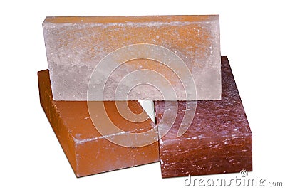 Rock Salt Tiles & Bricks Stock Photo