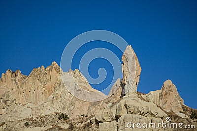 Rock Sites of Cappadocia Stock Photo