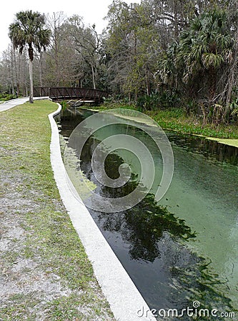 Rock Springs at Kelly Park Florida Stock Photo